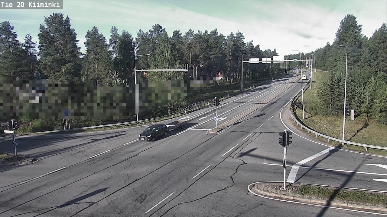 Weather Camera Image Road 20 Oulu Kiiminki, Oulu, Pohjois-Pohjanmaa