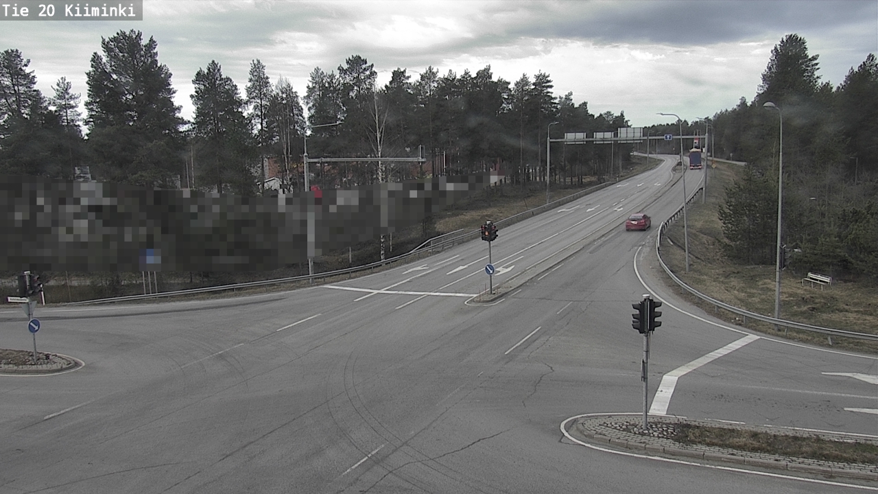 Weather Camera Image Väg 20 Uleåborg Kiiminki, Oulu, Pohjois-Pohjanmaa