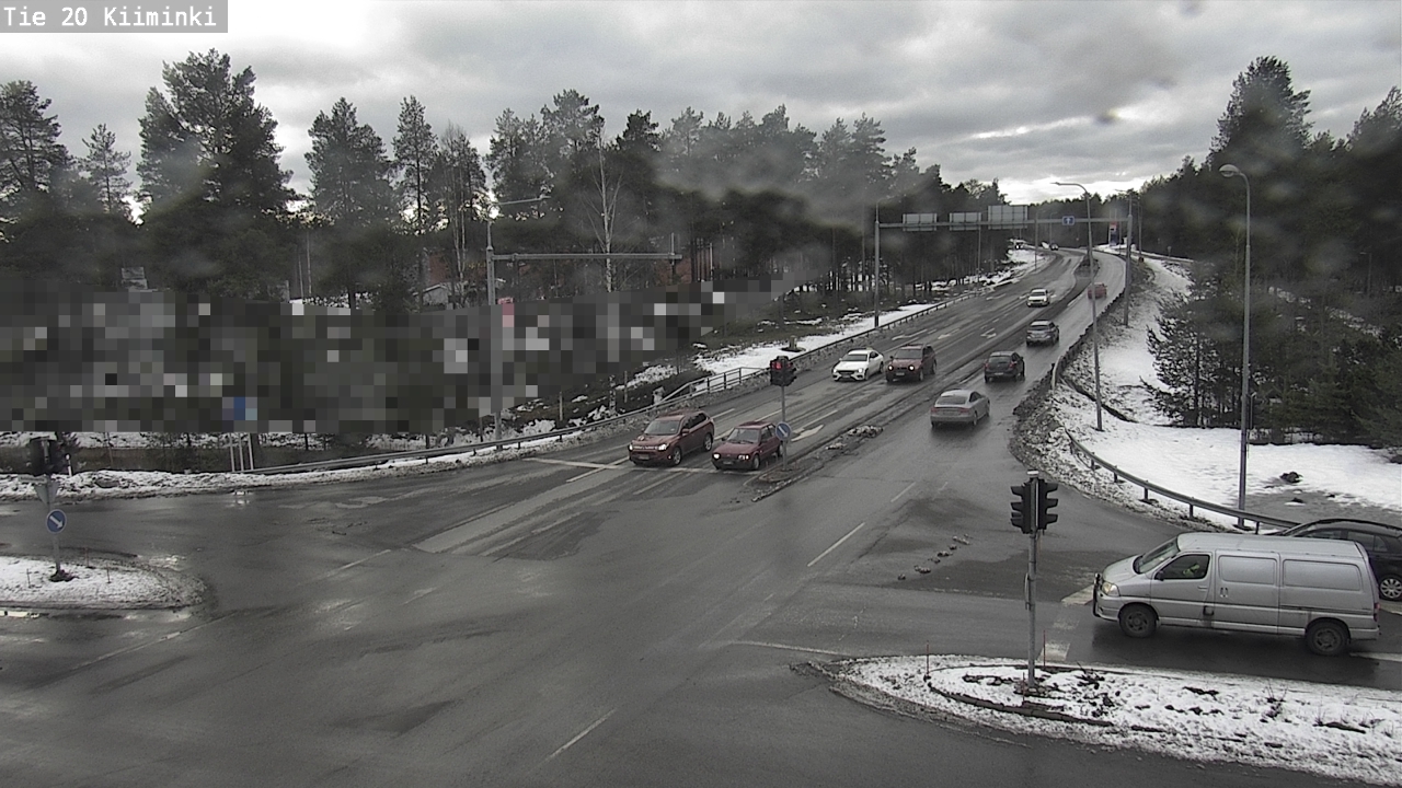 Weather Camera Image Väg 20 Uleåborg Kiiminki, Oulu, Pohjois-Pohjanmaa