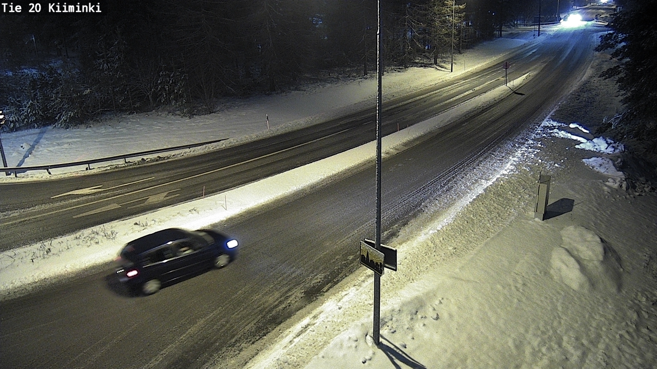 Weather Camera Image Väg 20 Uleåborg Kiiminki, Oulu, Pohjois-Pohjanmaa