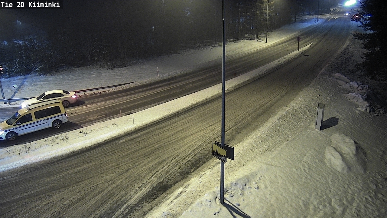 Weather Camera Image Väg 20 Uleåborg Kiiminki, Oulu, Pohjois-Pohjanmaa