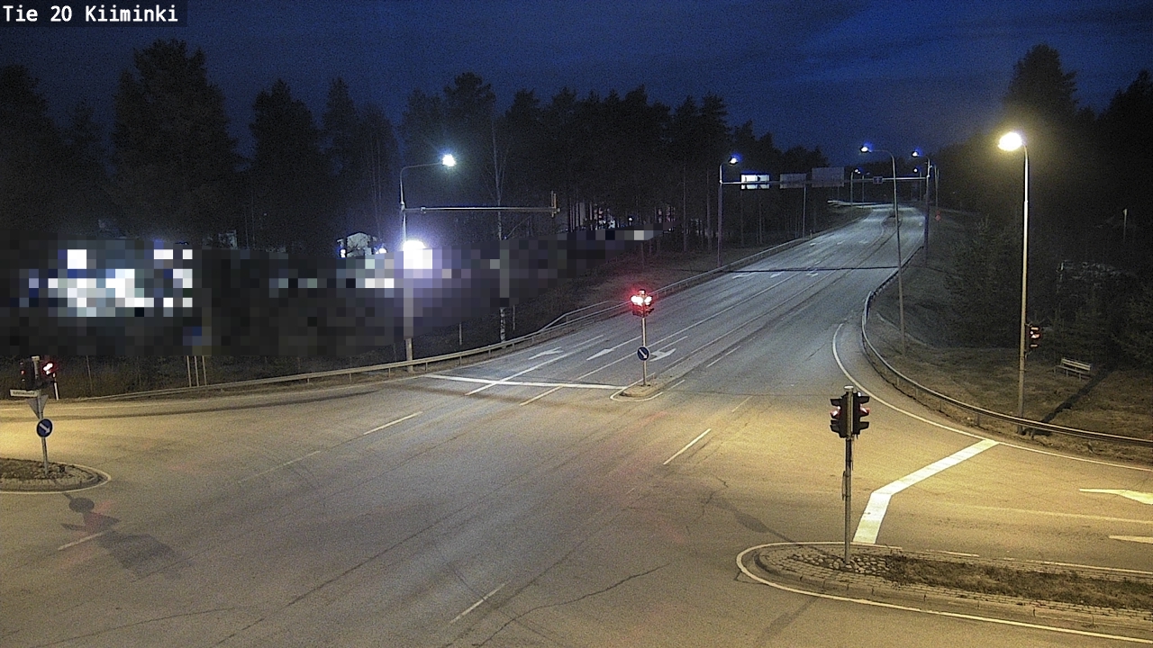 Weather Camera Image Väg 20 Uleåborg Kiiminki, Oulu, Pohjois-Pohjanmaa