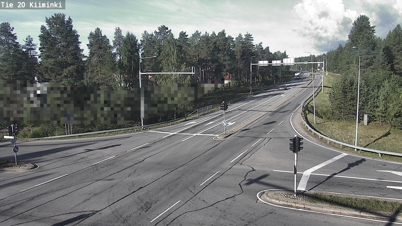 Weather Camera Image Road 20 Oulu Kiiminki, Oulu, Pohjois-Pohjanmaa