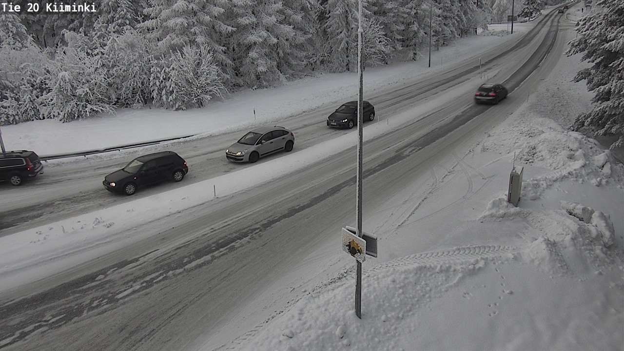 Weather Camera Image Väg 20 Uleåborg Kiiminki, Oulu, Pohjois-Pohjanmaa