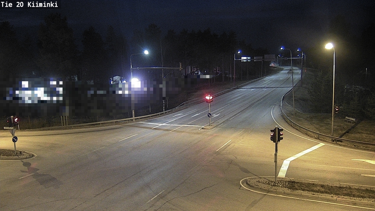 Weather Camera Image Väg 20 Uleåborg Kiiminki, Oulu, Pohjois-Pohjanmaa