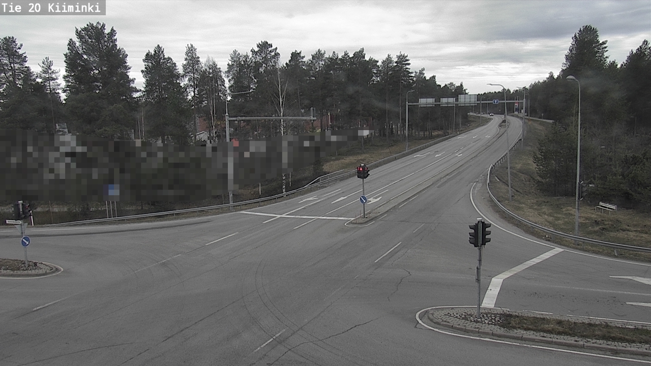 Weather Camera Image Väg 20 Uleåborg Kiiminki, Oulu, Pohjois-Pohjanmaa