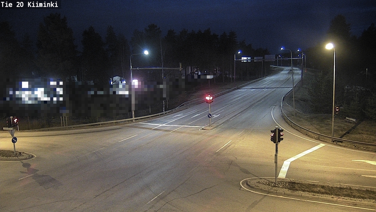 Weather Camera Image Väg 20 Uleåborg Kiiminki, Oulu, Pohjois-Pohjanmaa