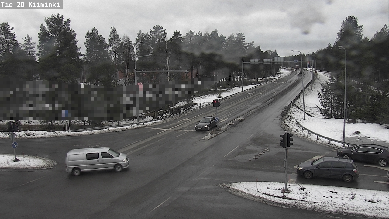 Weather Camera Image Väg 20 Uleåborg Kiiminki, Oulu, Pohjois-Pohjanmaa