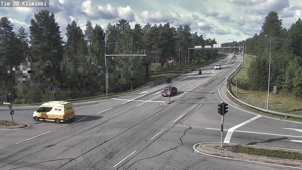 Weather Camera Image Road 20 Oulu Kiiminki, Oulu, Pohjois-Pohjanmaa
