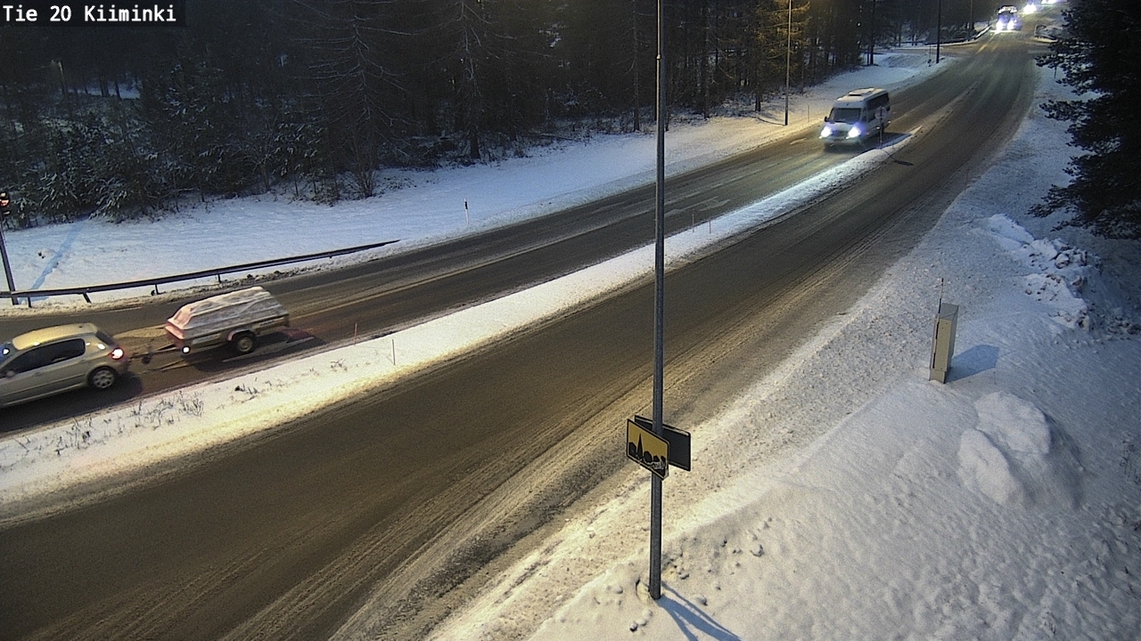 Weather Camera Image Road 20 Oulu Kiiminki, Oulu, Pohjois-Pohjanmaa