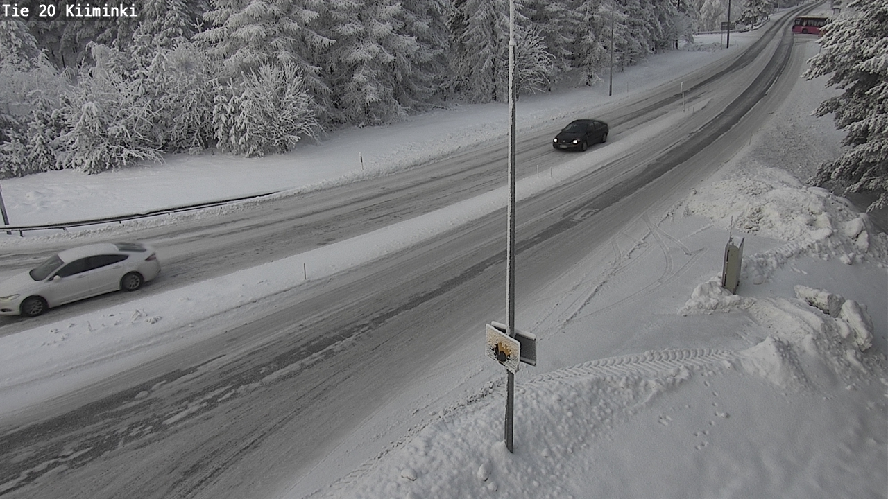 Weather Camera Image Väg 20 Uleåborg Kiiminki, Oulu, Pohjois-Pohjanmaa