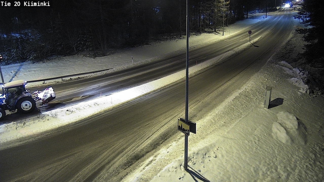 Weather Camera Image Road 20 Oulu Kiiminki, Oulu, Pohjois-Pohjanmaa