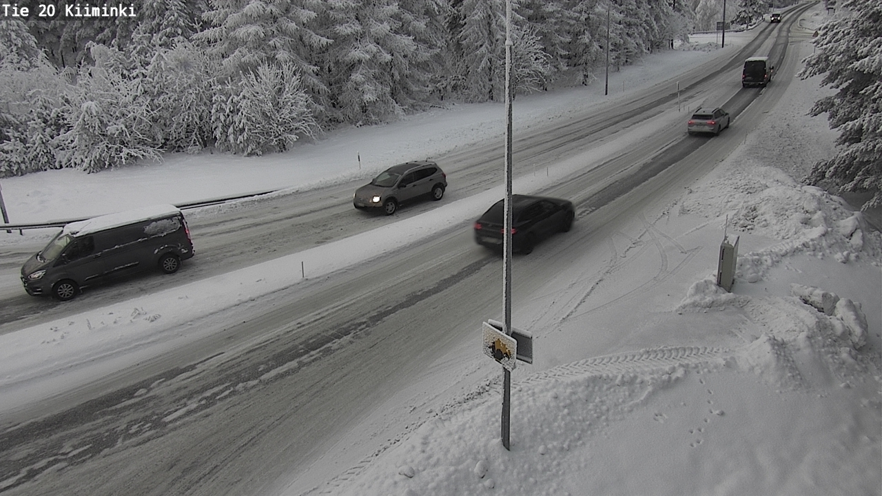 Weather Camera Image Väg 20 Uleåborg Kiiminki, Oulu, Pohjois-Pohjanmaa