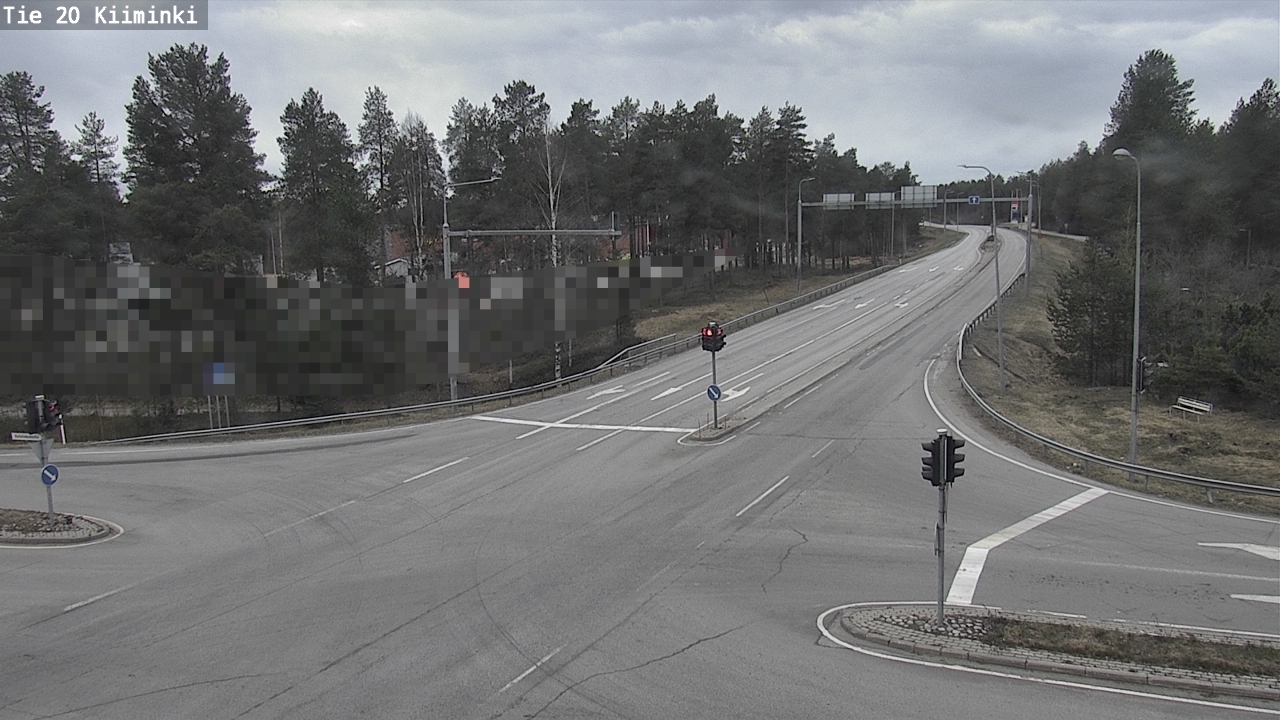 Weather Camera Image Väg 20 Uleåborg Kiiminki, Oulu, Pohjois-Pohjanmaa