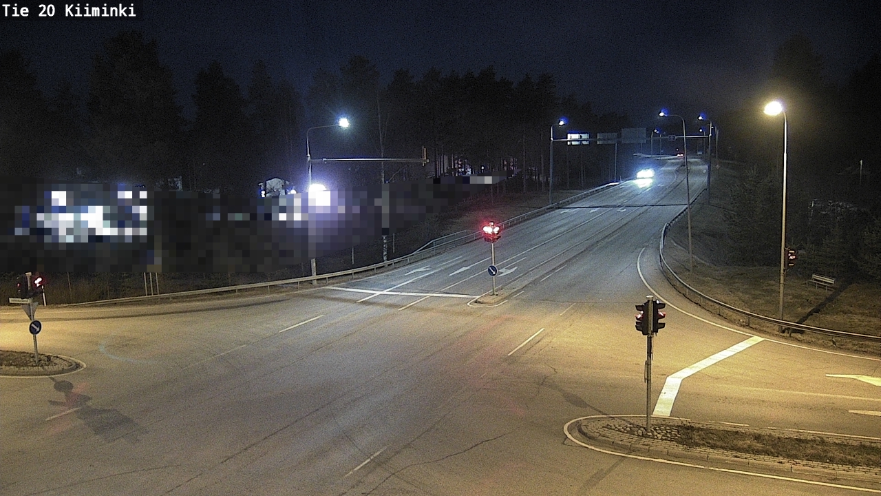 Weather Camera Image Road 20 Oulu Kiiminki, Oulu, Pohjois-Pohjanmaa