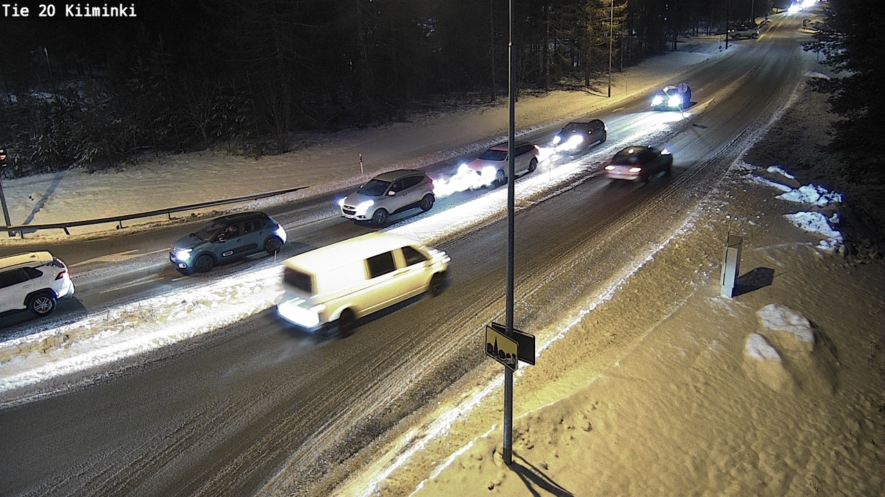 Weather Camera Image Road 20 Oulu Kiiminki, Oulu, Pohjois-Pohjanmaa