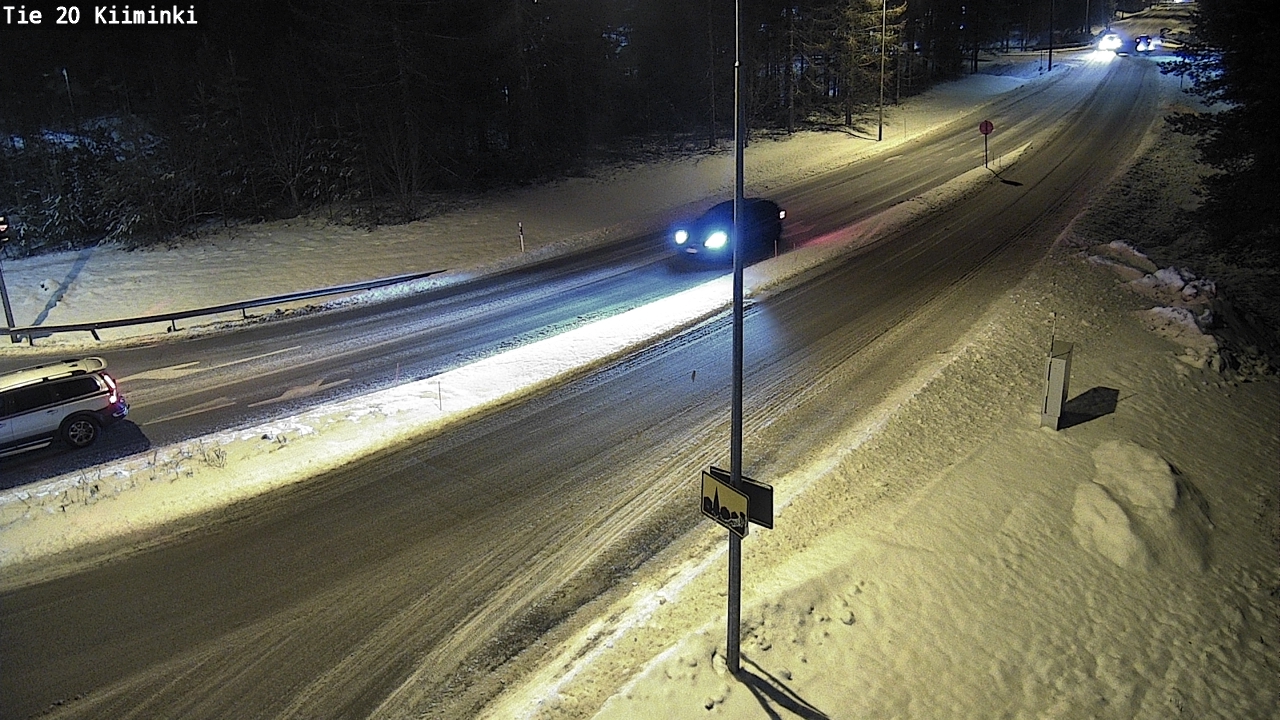 Weather Camera Image Road 20 Oulu Kiiminki, Oulu, Pohjois-Pohjanmaa