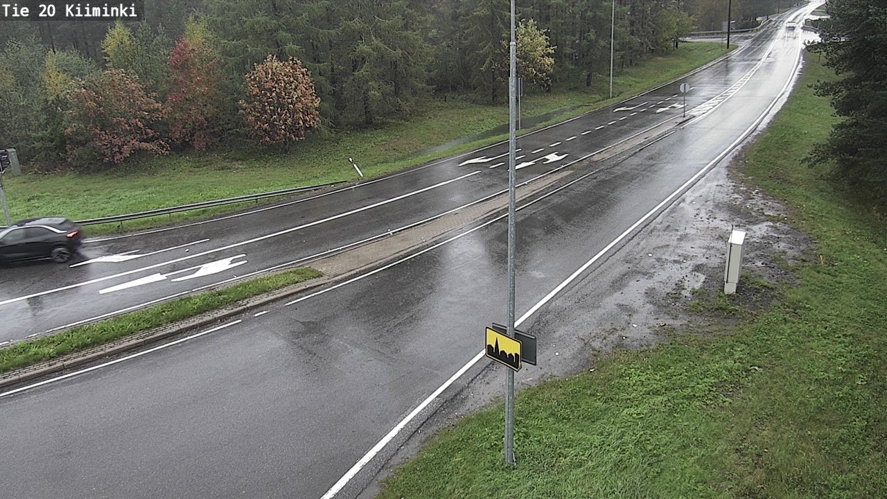 Weather Camera Image Road 20 Oulu Kiiminki, Oulu, Pohjois-Pohjanmaa