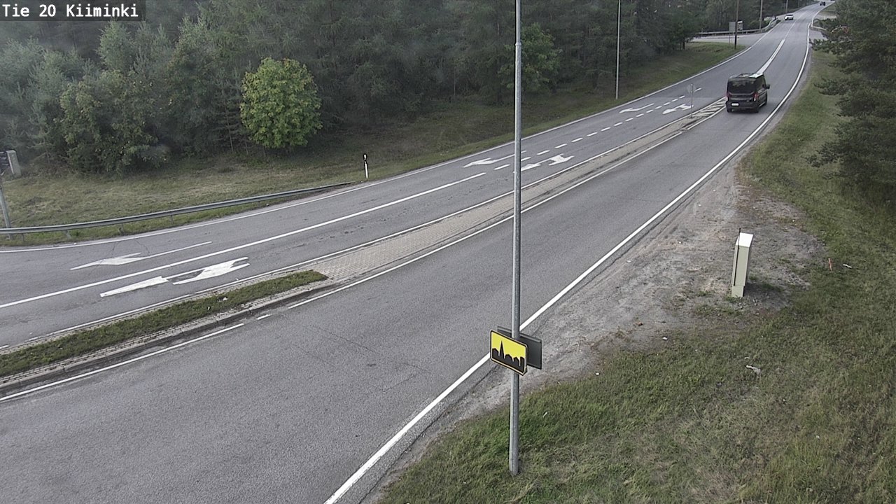 Weather Camera Image Road 20 Oulu Kiiminki, Oulu, Pohjois-Pohjanmaa