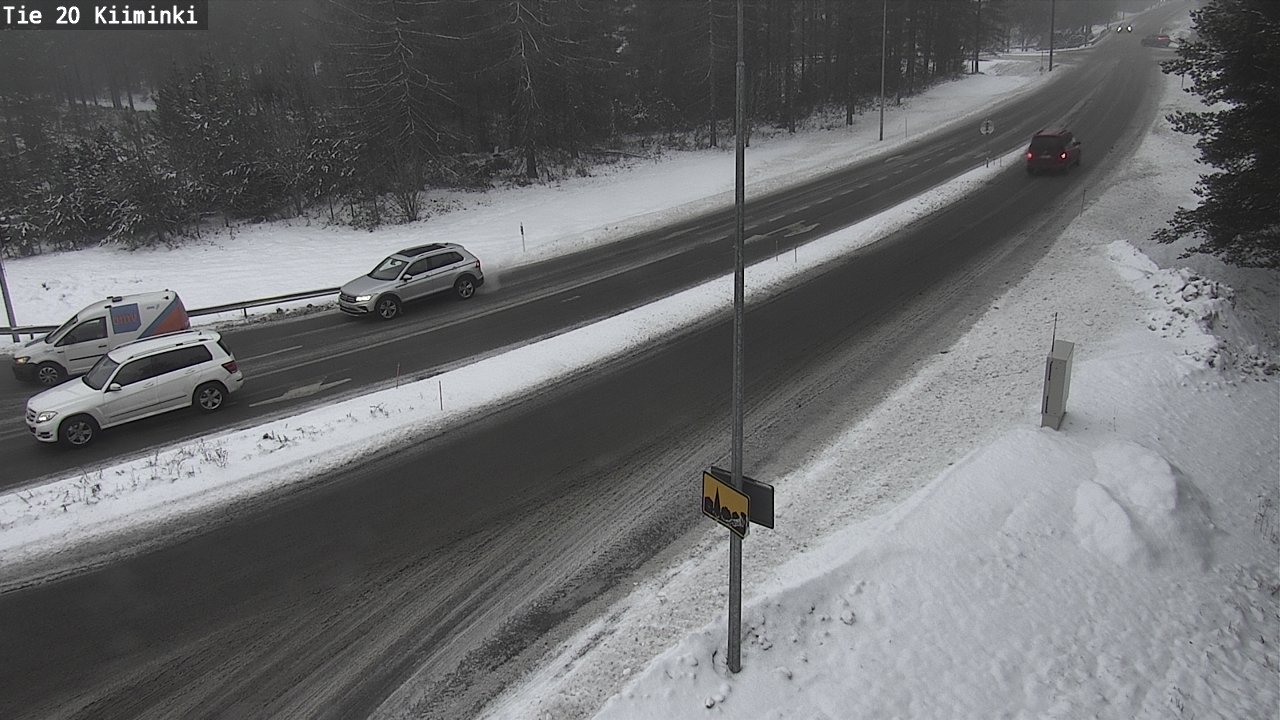 Weather Camera Image Road 20 Oulu Kiiminki, Oulu, Pohjois-Pohjanmaa