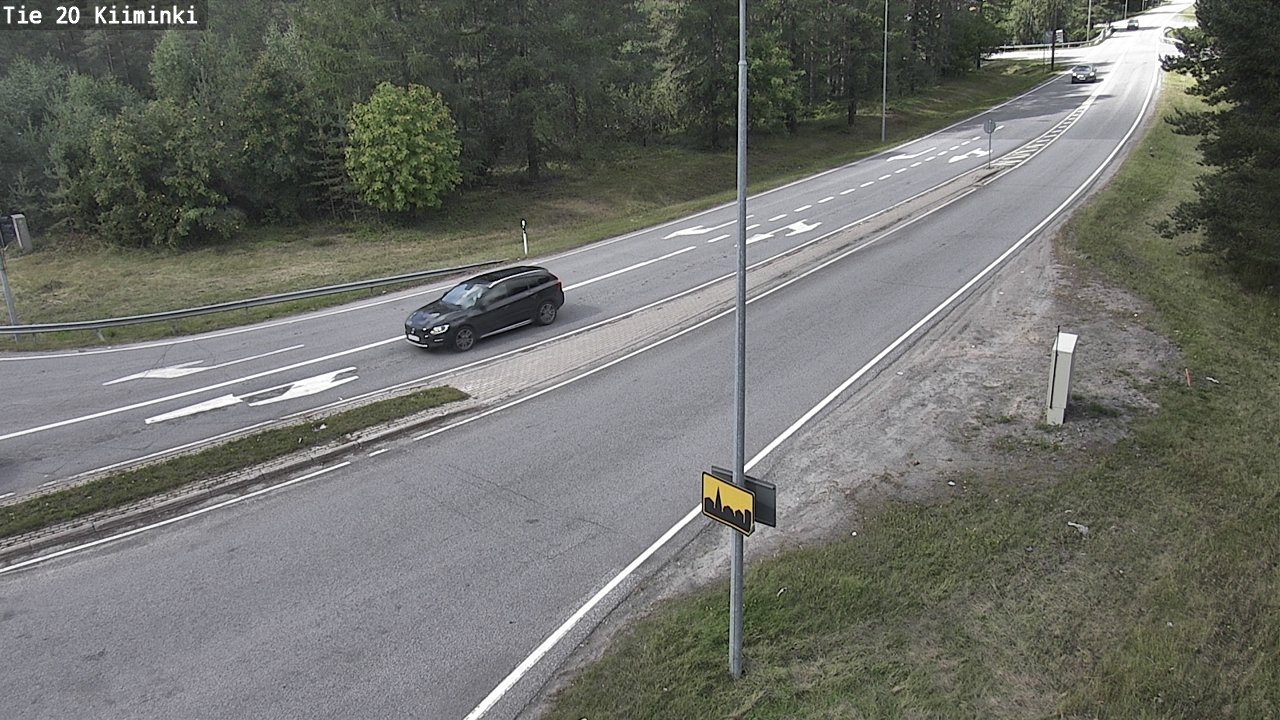 Weather Camera Image Road 20 Oulu Kiiminki, Oulu, Pohjois-Pohjanmaa