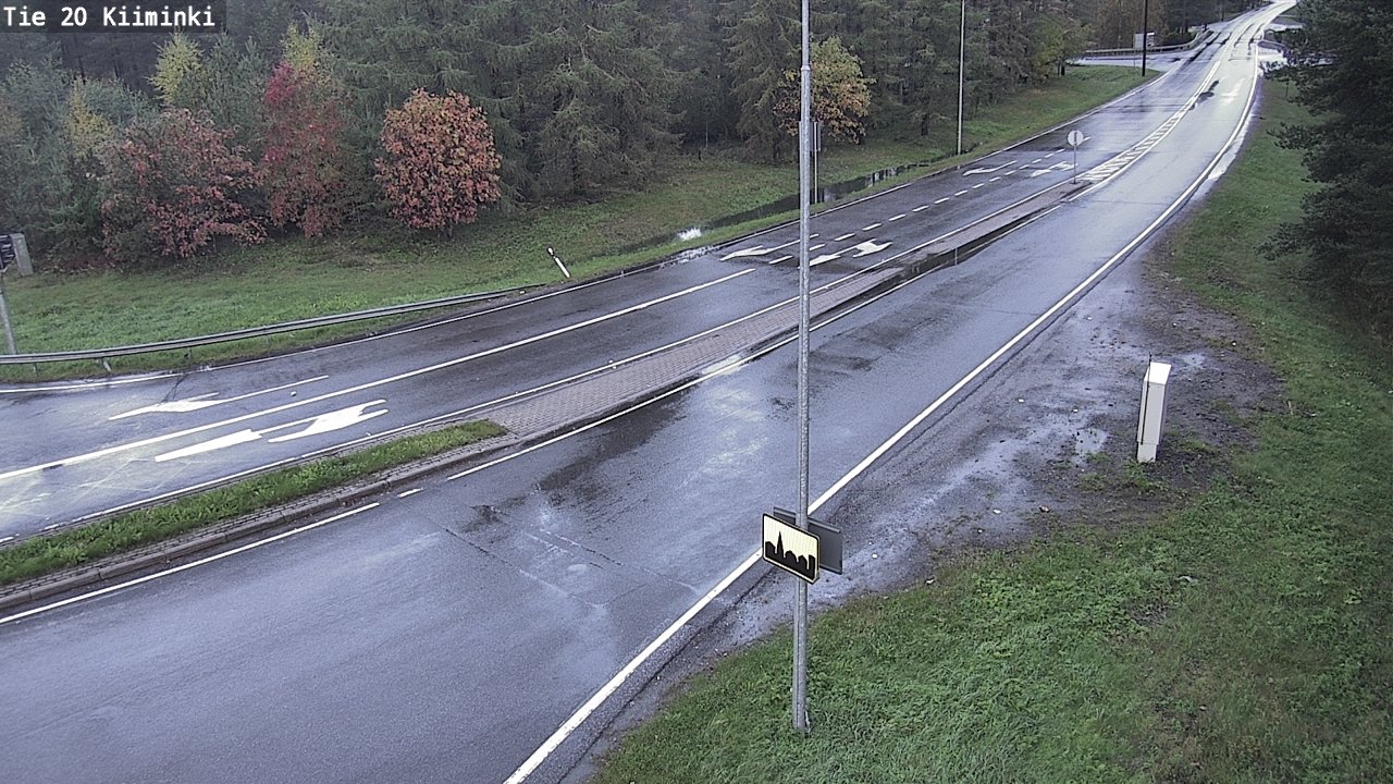 Weather Camera Image Road 20 Oulu Kiiminki, Oulu, Pohjois-Pohjanmaa