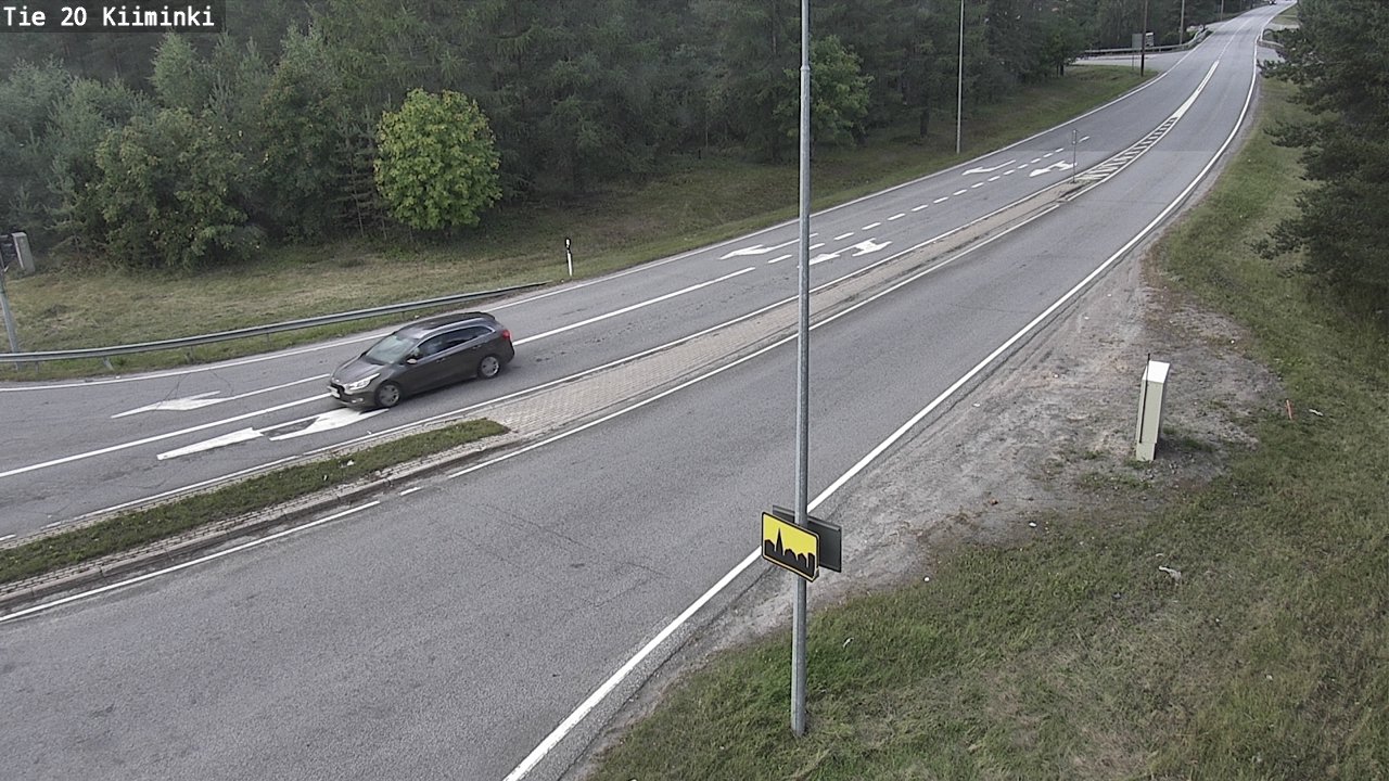 Weather Camera Image Road 20 Oulu Kiiminki, Oulu, Pohjois-Pohjanmaa