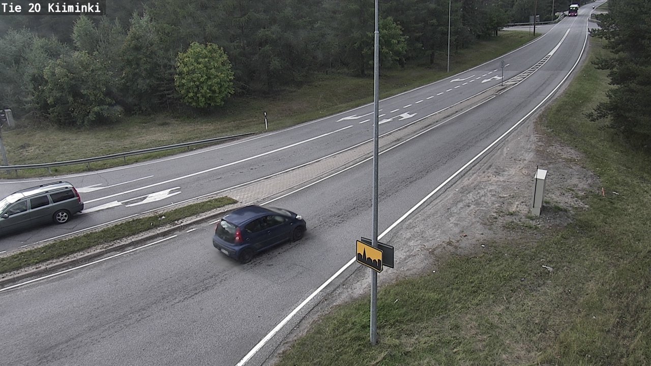 Weather Camera Image Road 20 Oulu Kiiminki, Oulu, Pohjois-Pohjanmaa