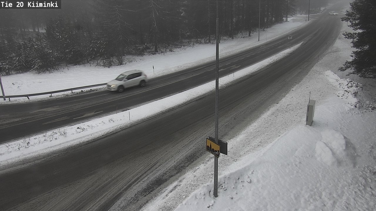 Weather Camera Image Road 20 Oulu Kiiminki, Oulu, Pohjois-Pohjanmaa