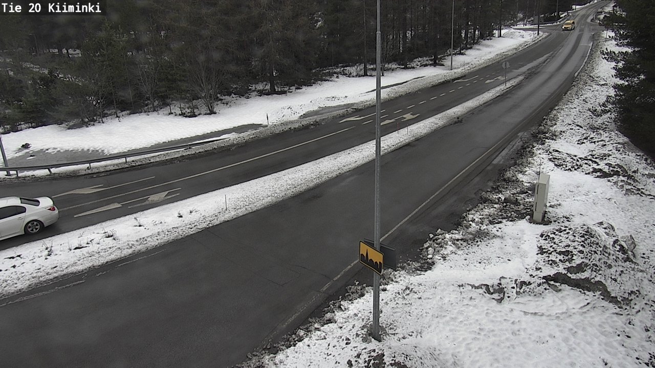 Weather Camera Image Road 20 Oulu Kiiminki, Oulu, Pohjois-Pohjanmaa