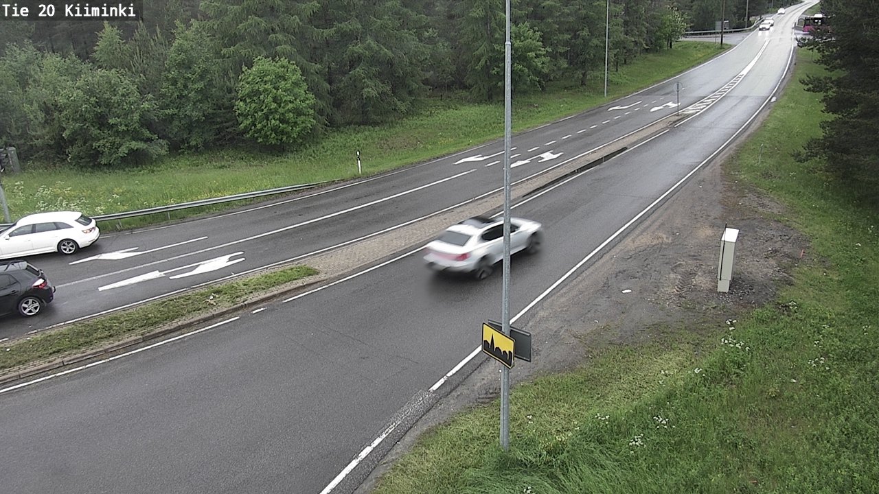 Weather Camera Image Road 20 Oulu Kiiminki, Oulu, Pohjois-Pohjanmaa