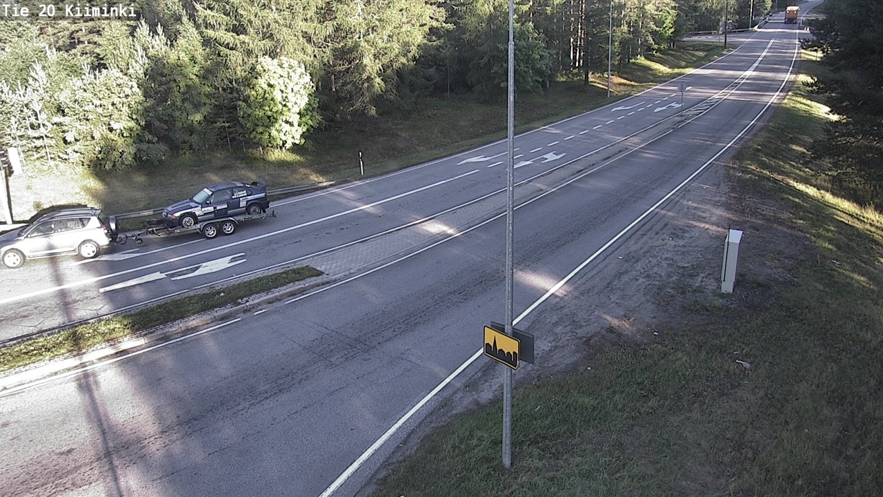 Weather Camera Image Road 20 Oulu Kiiminki, Oulu, Pohjois-Pohjanmaa