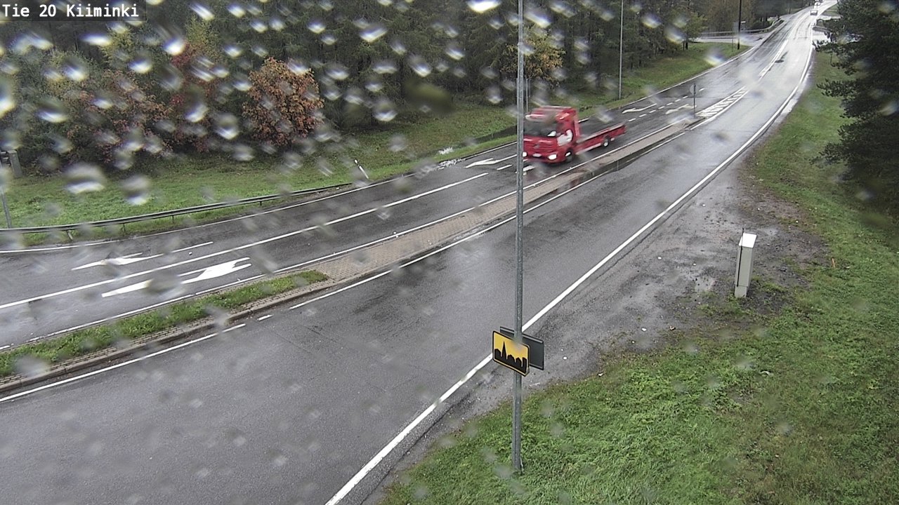 Weather Camera Image Road 20 Oulu Kiiminki, Oulu, Pohjois-Pohjanmaa