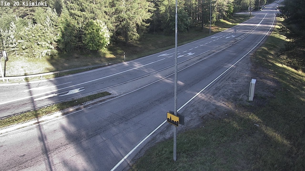 Weather Camera Image Road 20 Oulu Kiiminki, Oulu, Pohjois-Pohjanmaa
