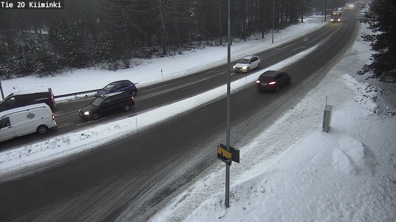 Weather Camera Image Road 20 Oulu Kiiminki, Oulu, Pohjois-Pohjanmaa