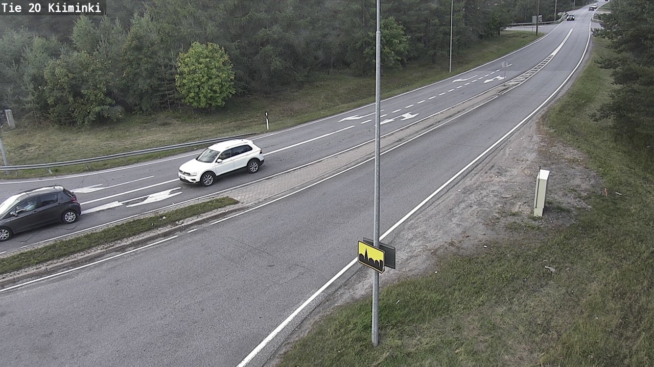 Weather Camera Image Road 20 Oulu Kiiminki, Oulu, Pohjois-Pohjanmaa