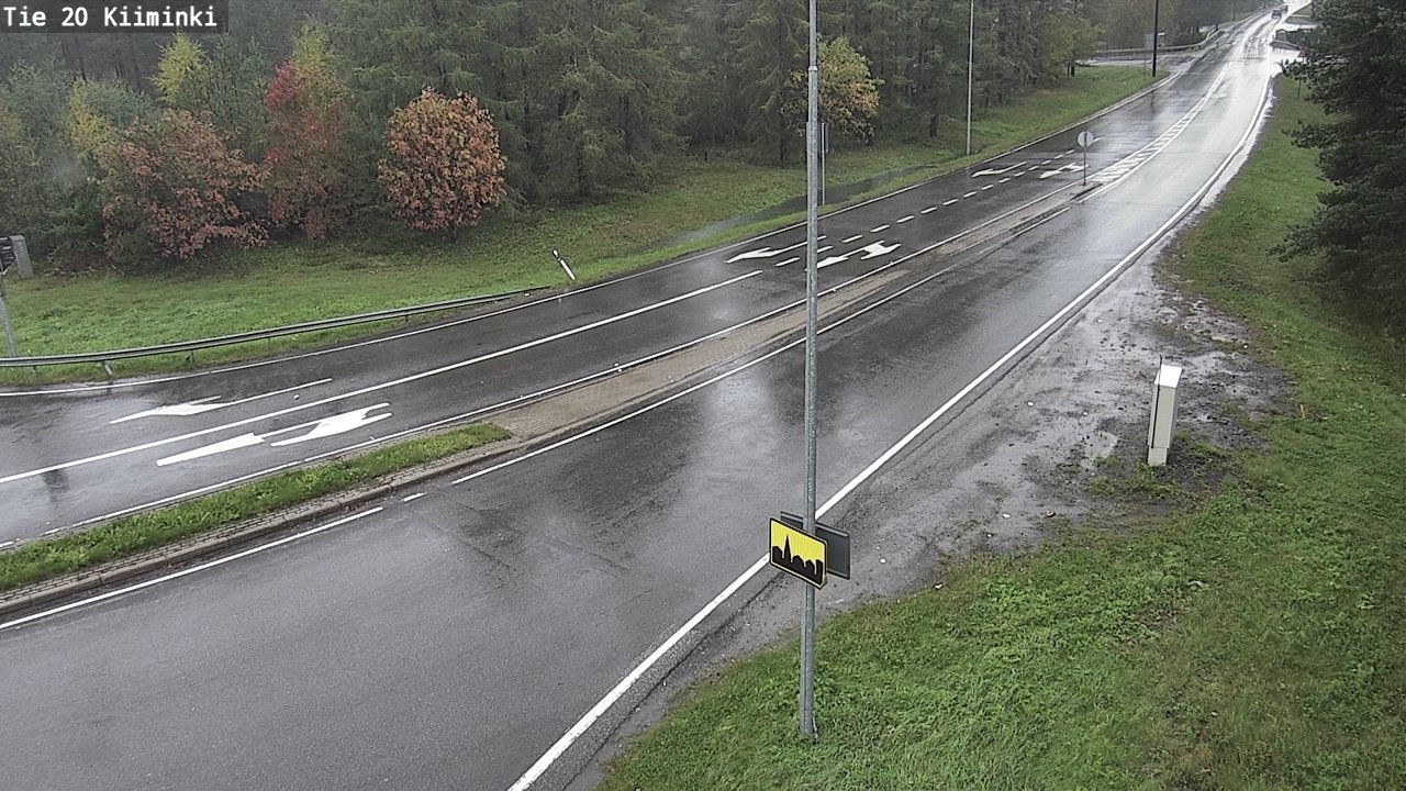 Weather Camera Image Road 20 Oulu Kiiminki, Oulu, Pohjois-Pohjanmaa