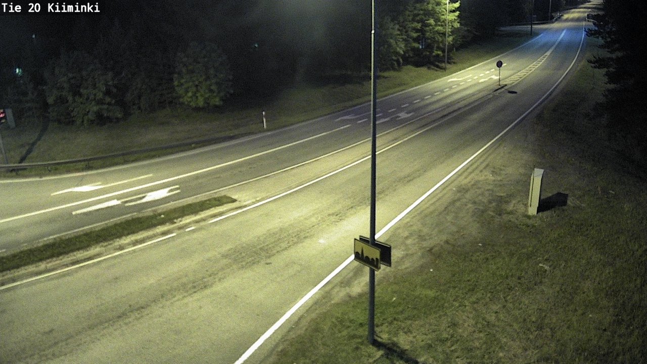 Weather Camera Image Road 20 Oulu Kiiminki, Oulu, Pohjois-Pohjanmaa