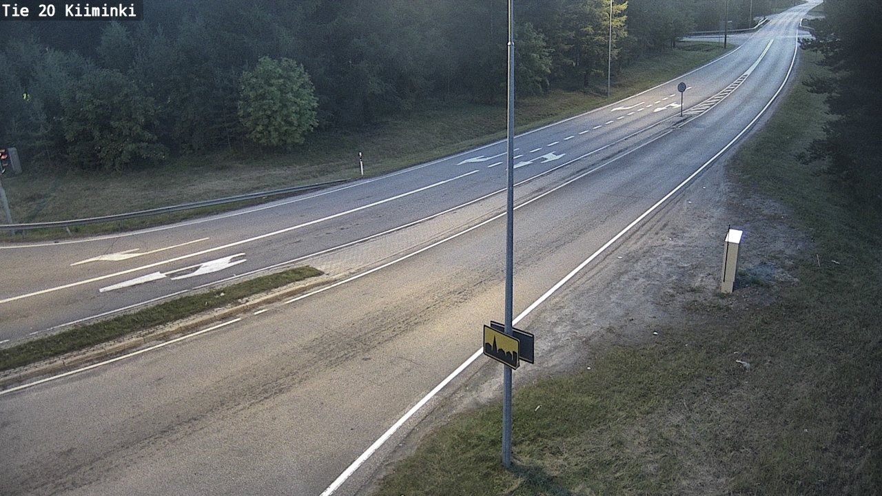 Weather Camera Image Road 20 Oulu Kiiminki, Oulu, Pohjois-Pohjanmaa