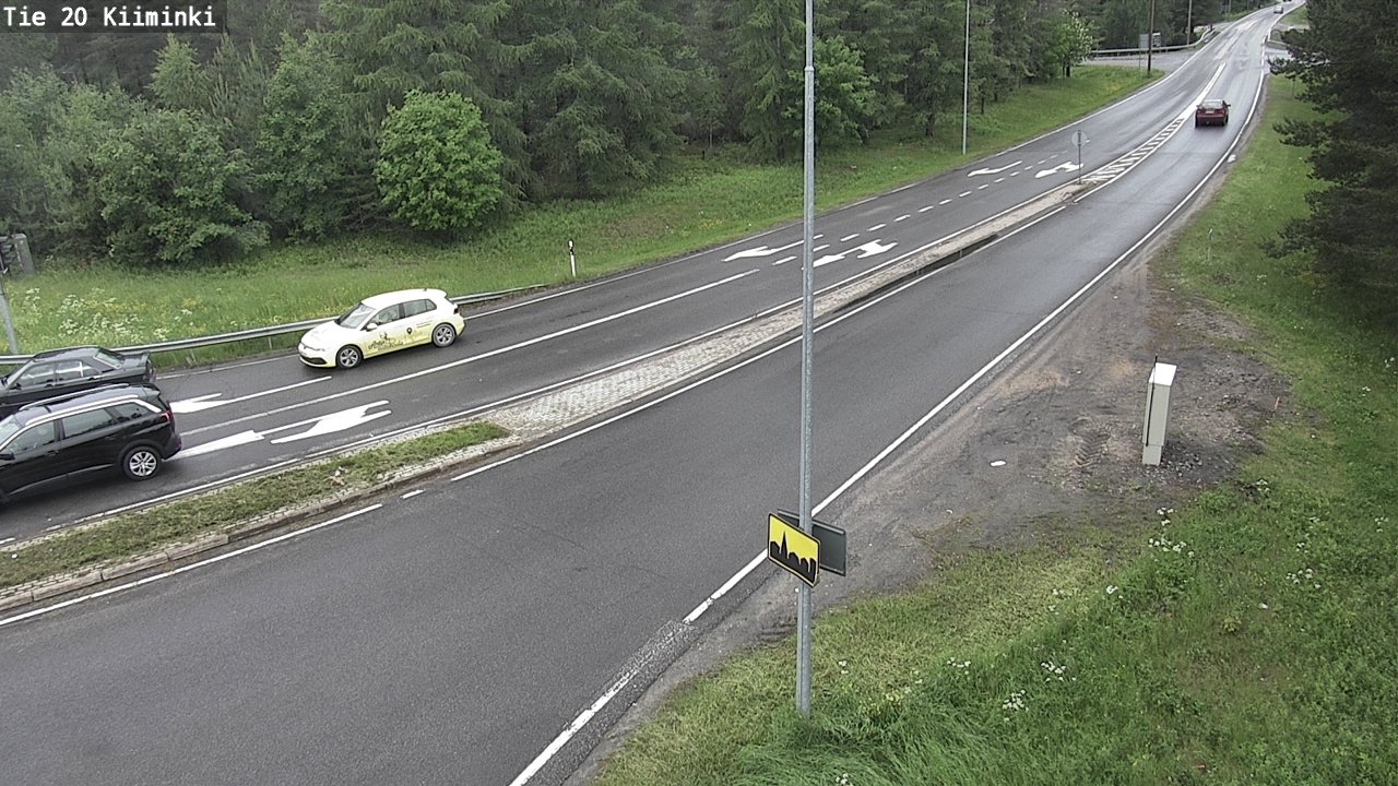 Weather Camera Image Road 20 Oulu Kiiminki, Oulu, Pohjois-Pohjanmaa