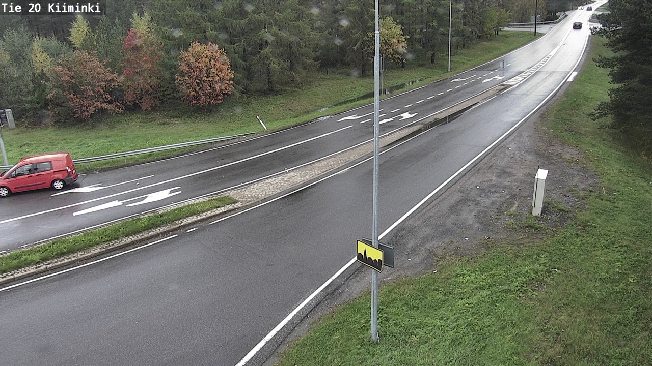 Weather Camera Image Road 20 Oulu Kiiminki, Oulu, Pohjois-Pohjanmaa