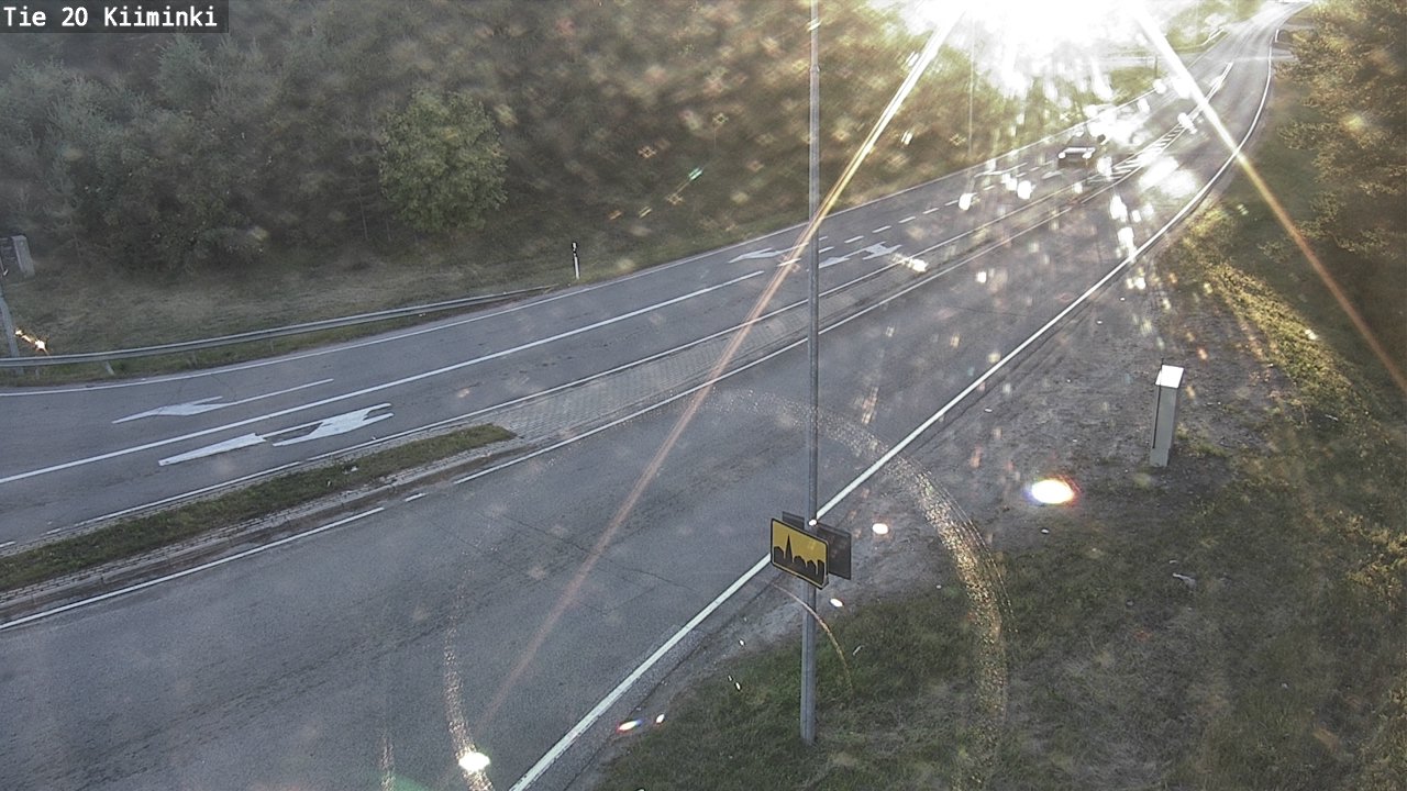 Weather Camera Image Road 20 Oulu Kiiminki, Oulu, Pohjois-Pohjanmaa