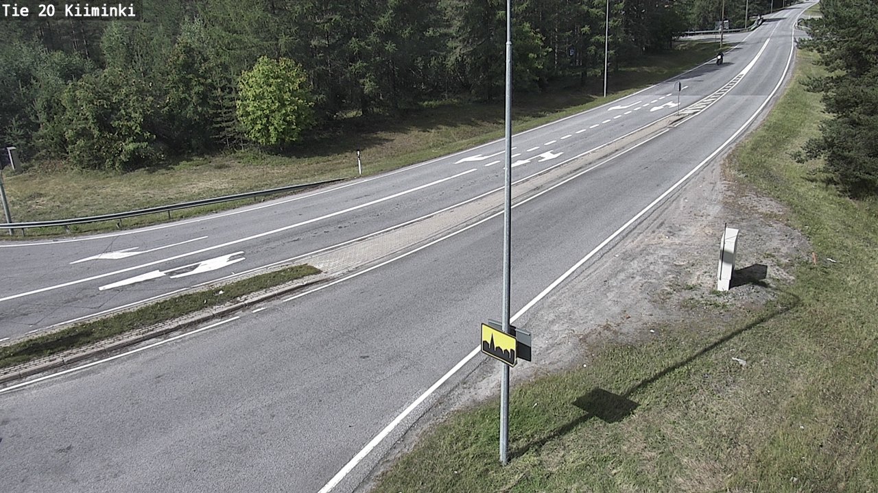 Weather Camera Image Road 20 Oulu Kiiminki, Oulu, Pohjois-Pohjanmaa