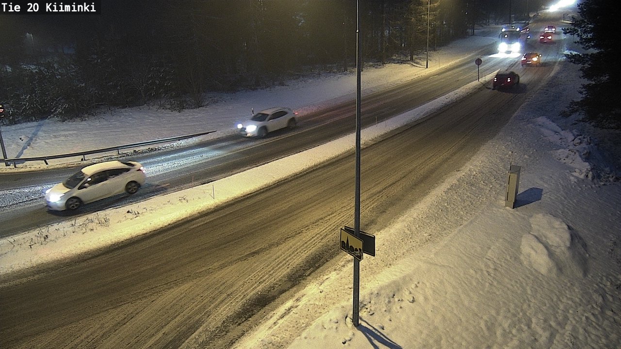 Weather Camera Image Road 20 Oulu Kiiminki, Oulu, Pohjois-Pohjanmaa