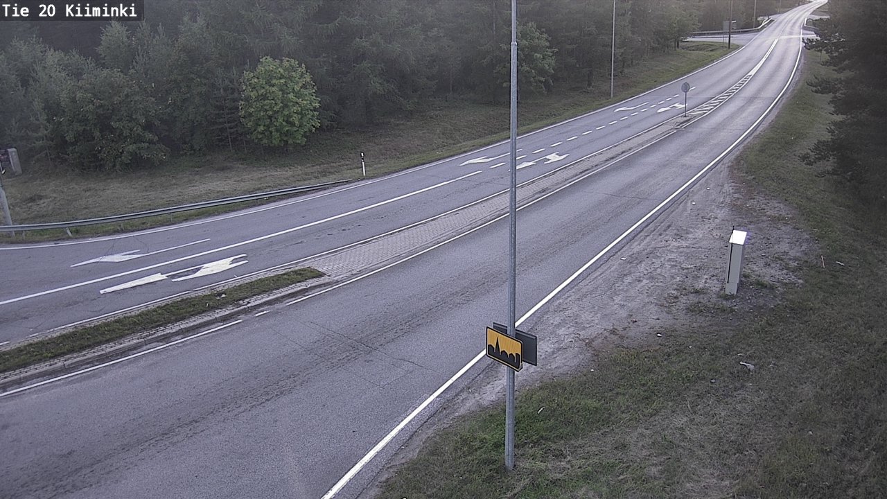 Weather Camera Image Road 20 Oulu Kiiminki, Oulu, Pohjois-Pohjanmaa