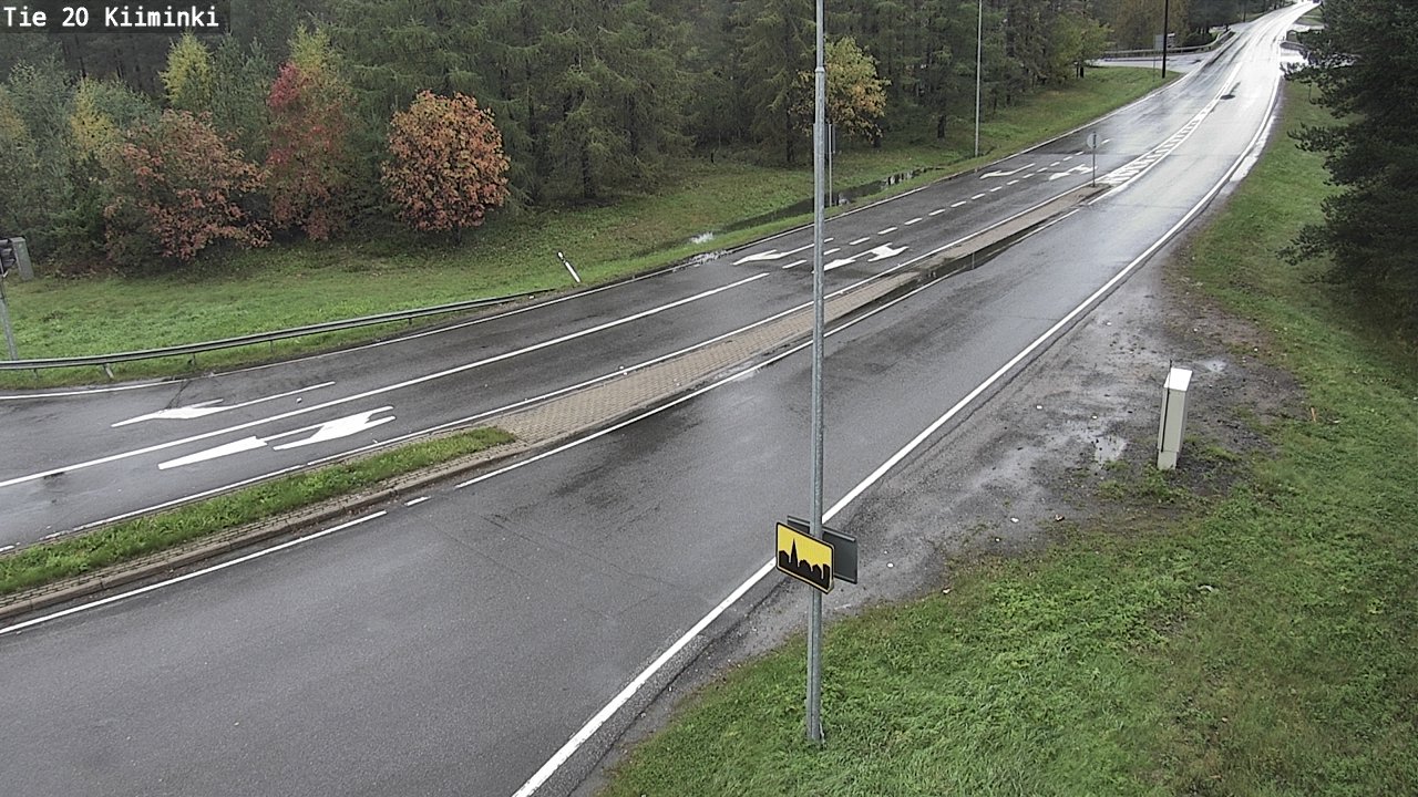 Weather Camera Image Road 20 Oulu Kiiminki, Oulu, Pohjois-Pohjanmaa
