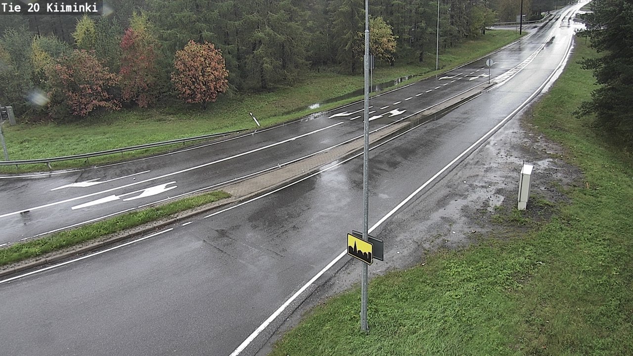 Weather Camera Image Road 20 Oulu Kiiminki, Oulu, Pohjois-Pohjanmaa