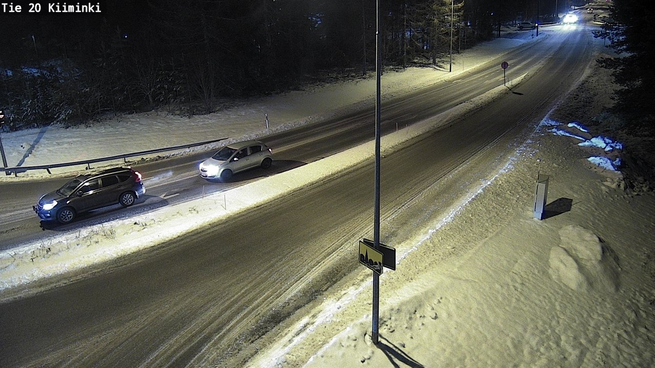 Weather Camera Image Road 20 Oulu Kiiminki, Oulu, Pohjois-Pohjanmaa