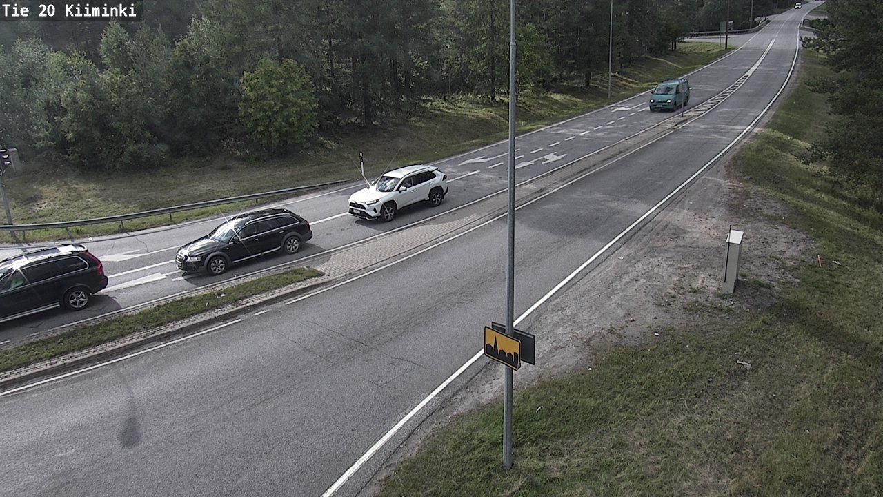 Weather Camera Image Road 20 Oulu Kiiminki, Oulu, Pohjois-Pohjanmaa