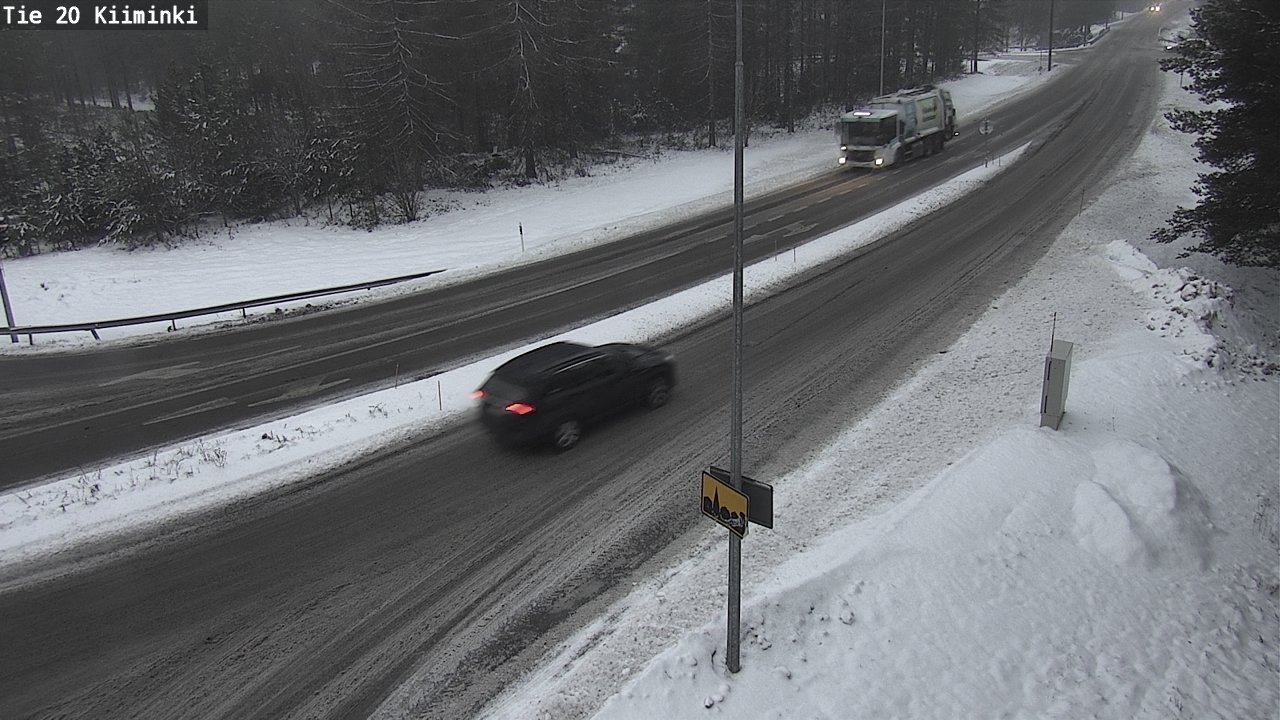 Weather Camera Image Road 20 Oulu Kiiminki, Oulu, Pohjois-Pohjanmaa